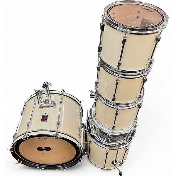 Used Ludwig 6 Piece ROCKER White Drum Kit