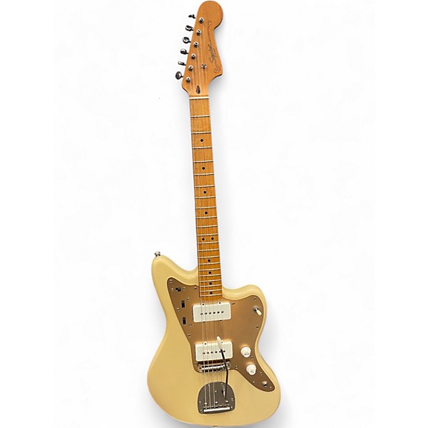 Used Squier 40th Anniversary Jazzmaster Desert Sand Solid Body Electric Guitar