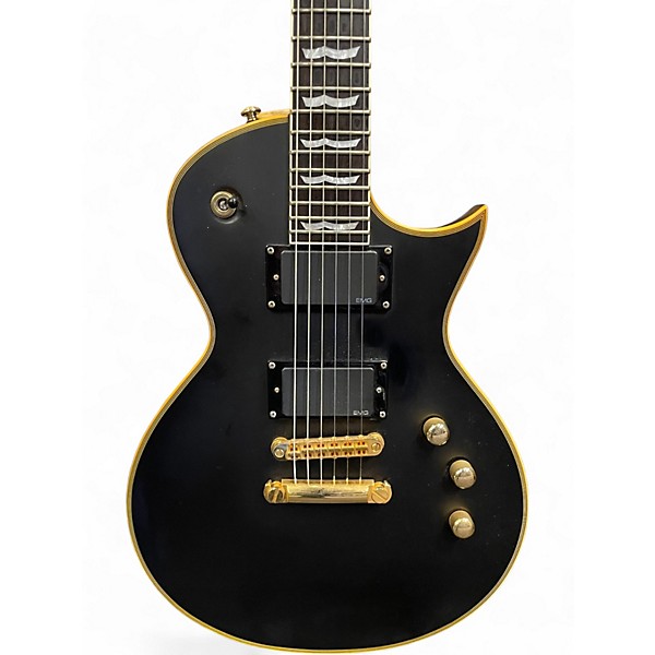 Used ESP LTD EC1000 Deluxe Black Solid Body Electric Guitar