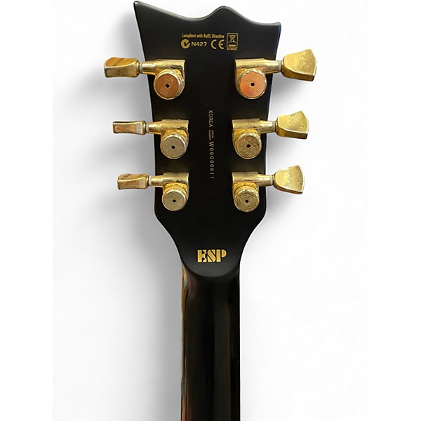 Used ESP LTD EC1000 Deluxe Black Solid Body Electric Guitar