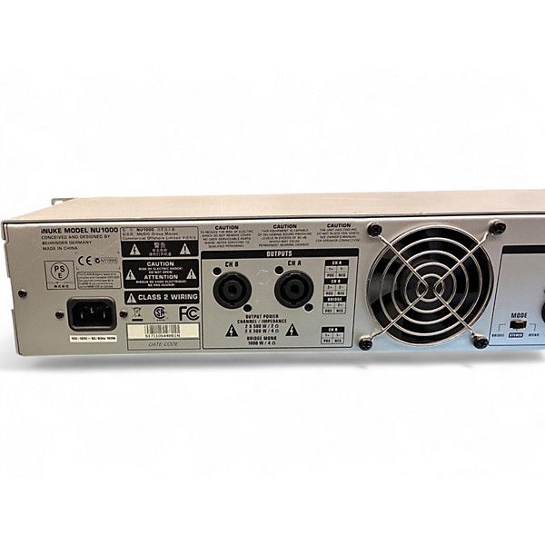 Used Behringer iNUKE NU1000 Power Amp