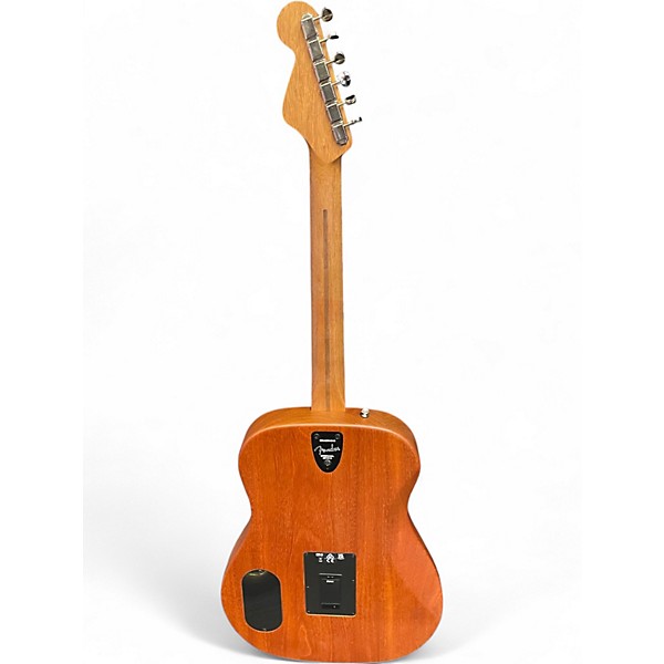 Used Fender Highway Dreadnought Natural Acoustic Electric Guitar