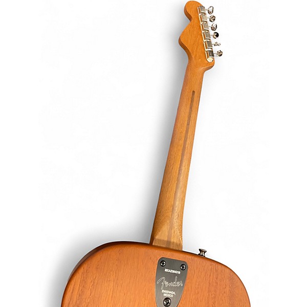 Used Fender Highway Dreadnought Natural Acoustic Electric Guitar