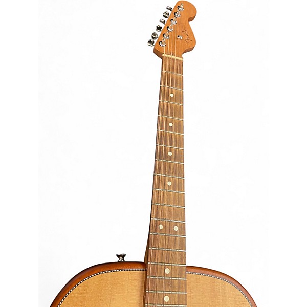Used Fender Highway Dreadnought Natural Acoustic Electric Guitar