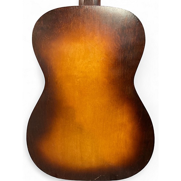 Used Silvertone 605 Natural Acoustic Guitar