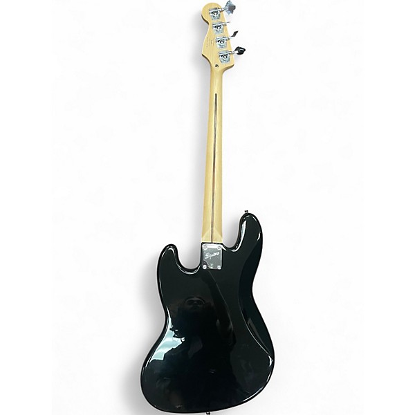 Used Squier Affinity Jazz Bass Black Electric Bass Guitar