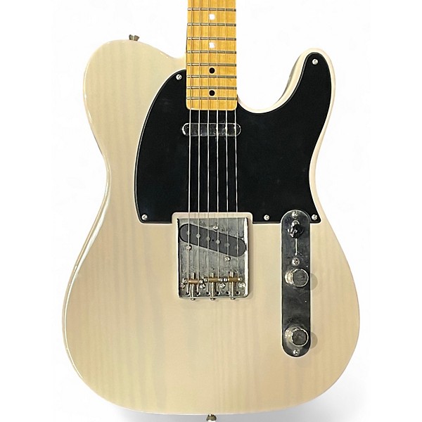 Used 2018 Squier Classic Vibe 1950S Telecaster Vintage White Solid Body Electric Guitar
