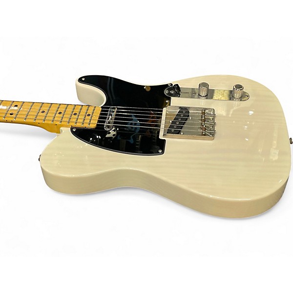 Used 2018 Squier Classic Vibe 1950S Telecaster Vintage White Solid Body Electric Guitar