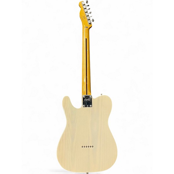 Used 2018 Squier Classic Vibe 1950S Telecaster Vintage White Solid Body Electric Guitar