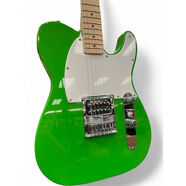 Used Squier Limited Edition Sonic Esquire H Green Solid Body Electric Guitar