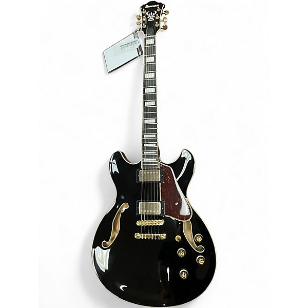Used Ibanez AS93 Artcore Black Hollow Body Electric Guitar
