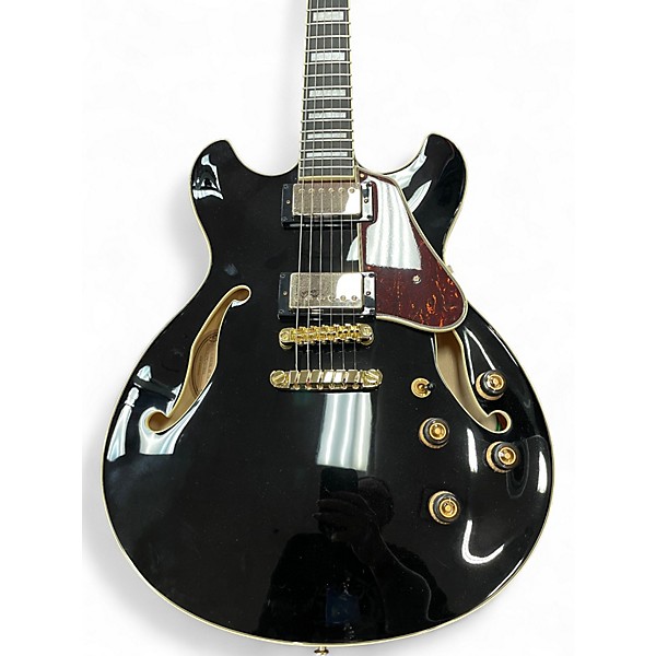 Used Ibanez AS93 Artcore Black Hollow Body Electric Guitar