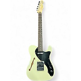 Used Squier AFFINITY THINLINE TELECASTER Vintage White Solid Body Electric Guitar