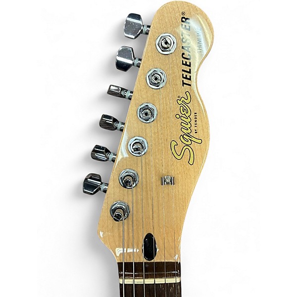 Used Squier AFFINITY THINLINE TELECASTER Vintage White Solid Body Electric Guitar