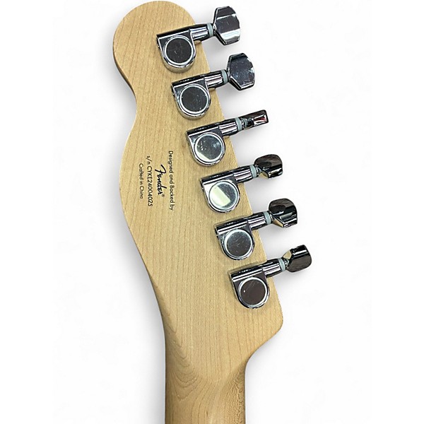 Used Squier AFFINITY THINLINE TELECASTER Vintage White Solid Body Electric Guitar