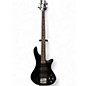Used Schecter Guitar Research Stiletto Deluxe 4 String Black Electric Bass Guitar thumbnail