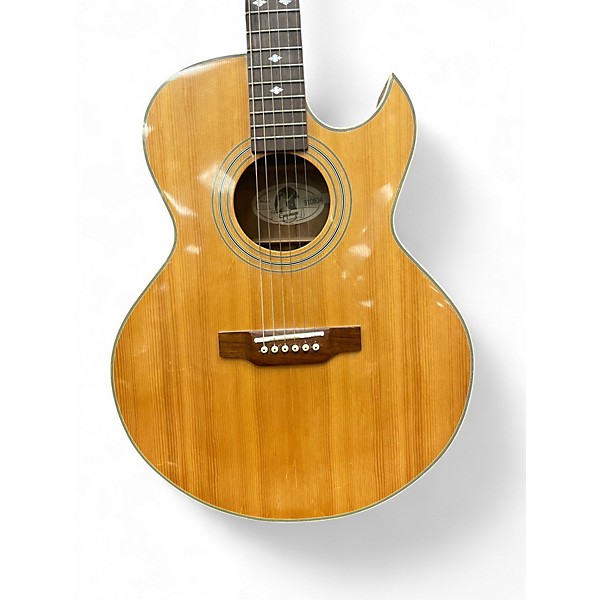 Used Epiphone PR5E Natural Acoustic Electric Guitar