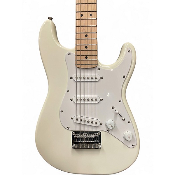 Used Squier Mini Affinity Stratocaster Olympic White Electric Guitar