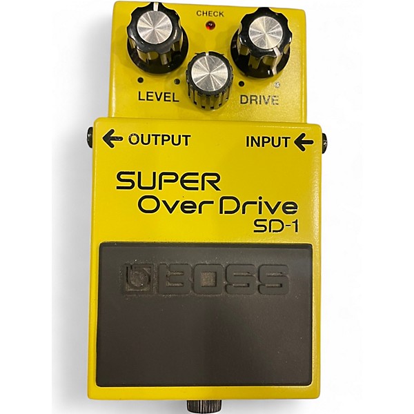 Used BOSS SD1 Super Overdrive Effect Pedal