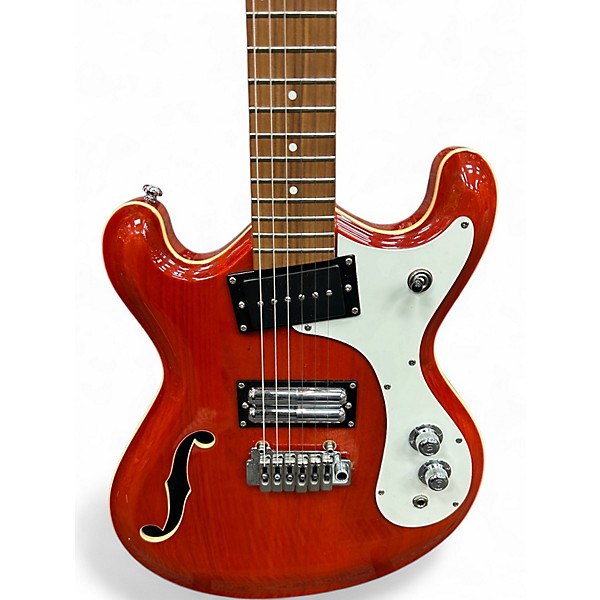 Used Danelectro The '66 Orange Solid Body Electric Guitar
