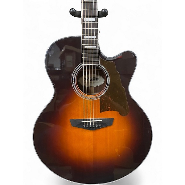 Used D'Angelico DAPJ600VSBCPS 3 Tone Sunburst Acoustic Guitar
