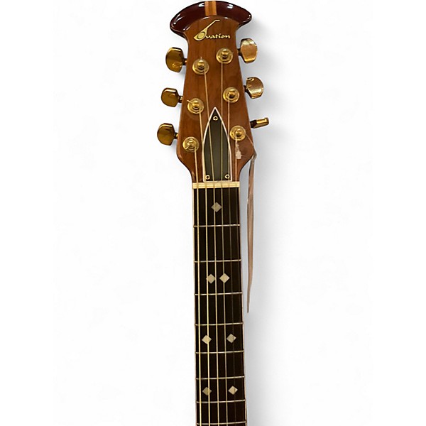 Used Ovation 1617 Natural Acoustic Electric Guitar