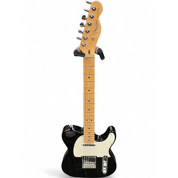 Used Fender American Professional II Telecaster Black Solid Body Electric Guitar