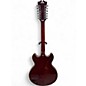 Used D'Angelico 12 String DAPDCTWNCSCB12 Trans Red Hollow Body Electric Guitar