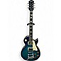 Used Epiphone Les Paul w/Bigby Ocean Blue Solid Body Electric Guitar thumbnail