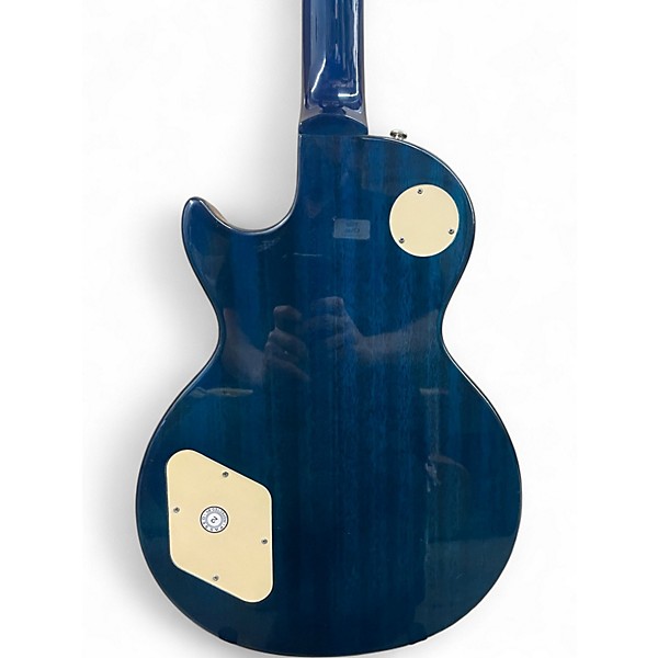 Used Epiphone Les Paul w/Bigby Ocean Blue Solid Body Electric Guitar