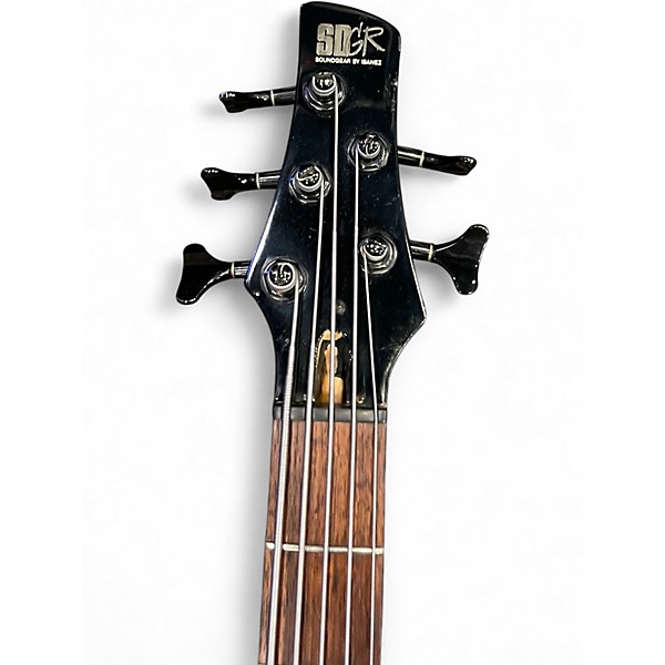 Vintage 1996 Ibanez SR 5 Black Electric Bass Guitar