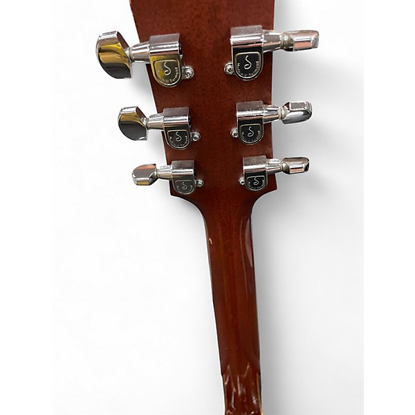 Used Santa Cruz f 2 Tone Sunburst Acoustic Electric Guitar