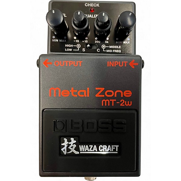 Used BOSS MT2W Metal Zone Waza Craft Effect Pedal