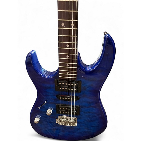 Used Ibanez GRX70QAL Blue Burst Electric Guitar
