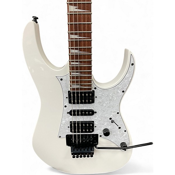 Used Ibanez RG450DXB White Solid Body Electric Guitar