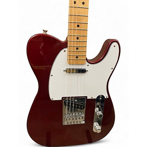 Used Fender Standard Telecaster Candy Apple Red Solid Body Electric Guitar