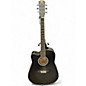 Used Vangoa VGE1 Black Acoustic Electric Guitar thumbnail