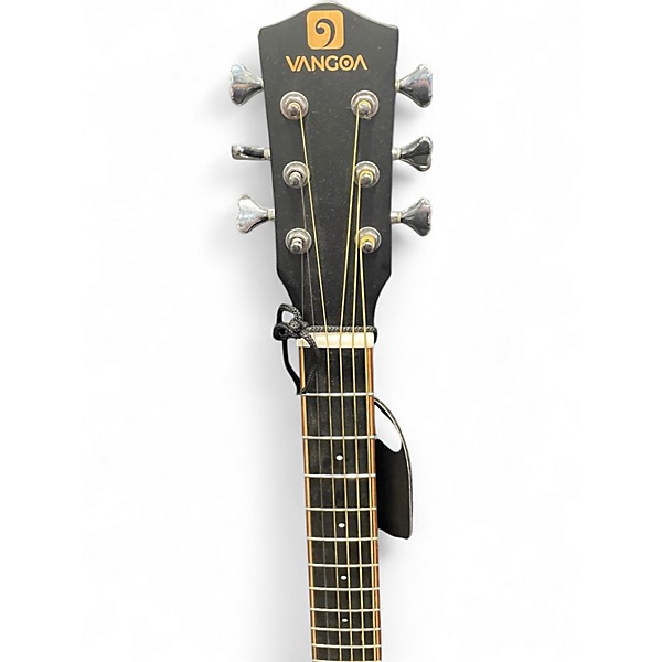 Used Vangoa VGE1 Black Acoustic Electric Guitar