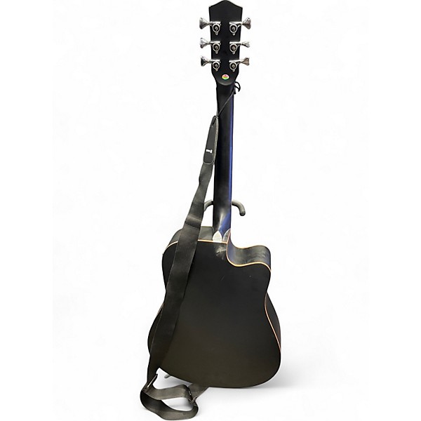 Used Vangoa VGE1 Black Acoustic Electric Guitar