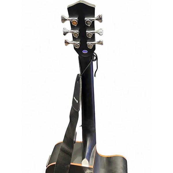 Used Vangoa VGE1 Black Acoustic Electric Guitar