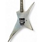 Used Kramer Lizzy Hale Voyager Black Diamond Holographic Sparkle Platinum Solid Body Electric Guitar