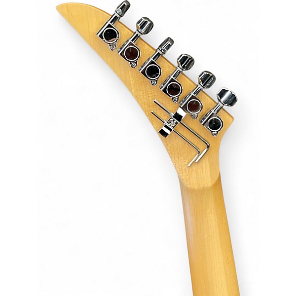 Used Kramer Lizzy Hale Voyager Black Diamond Holographic Sparkle Platinum Solid Body Electric Guitar