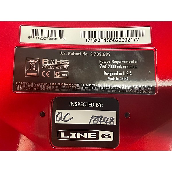 Used Line 6 Pod X3 Live Amp Modeler Effect Processor