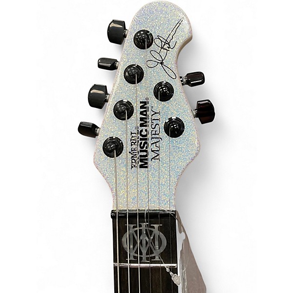 Used Ernie Ball Music Man John Petrucci Majesty 6 Pearl White Solid Body Electric Guitar