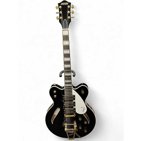 Used Gretsch Guitars Streamlined Cat-Eye Black Hollow Body Electric Guitar