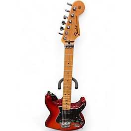 Used Fender MIM Crimson Red Burst Solid Body Electric Guitar