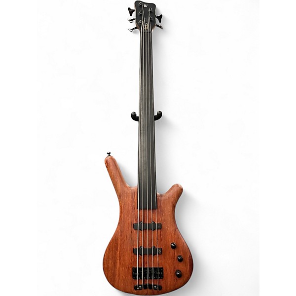 Used Warwick Corvette 5 String Natural Electric Bass Guitar