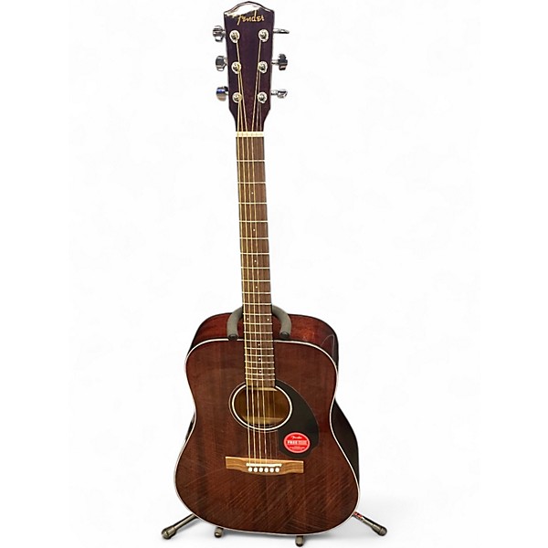 Used Fender CD60 Mahogany Mahogany Acoustic Guitar