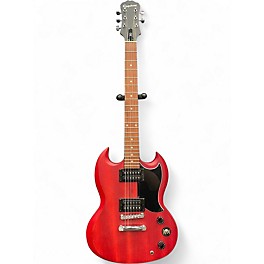 Used Epiphone SG Candy Apple Red Solid Body Electric Guitar
