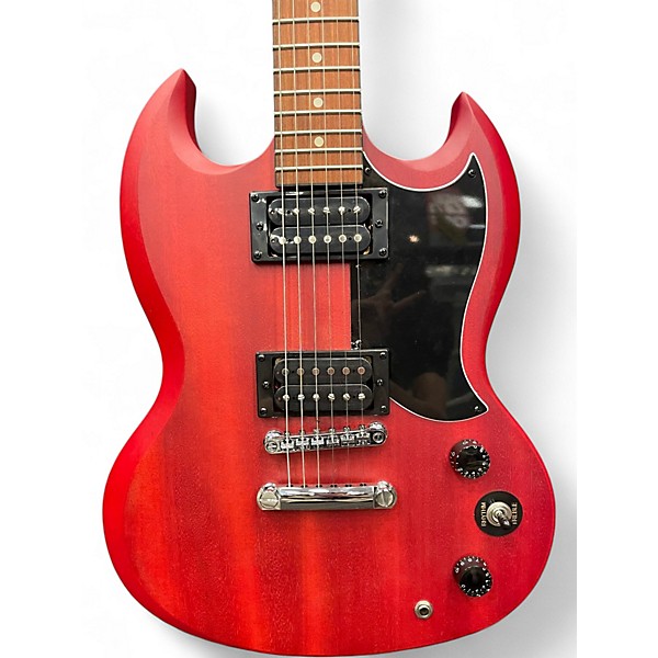 Used Epiphone SG Candy Apple Red Solid Body Electric Guitar